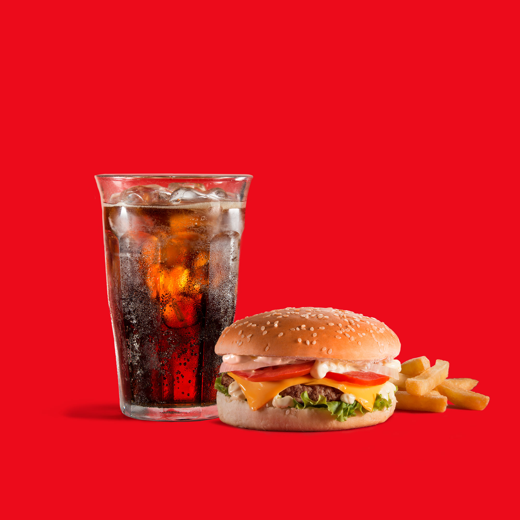 Hamburger-red